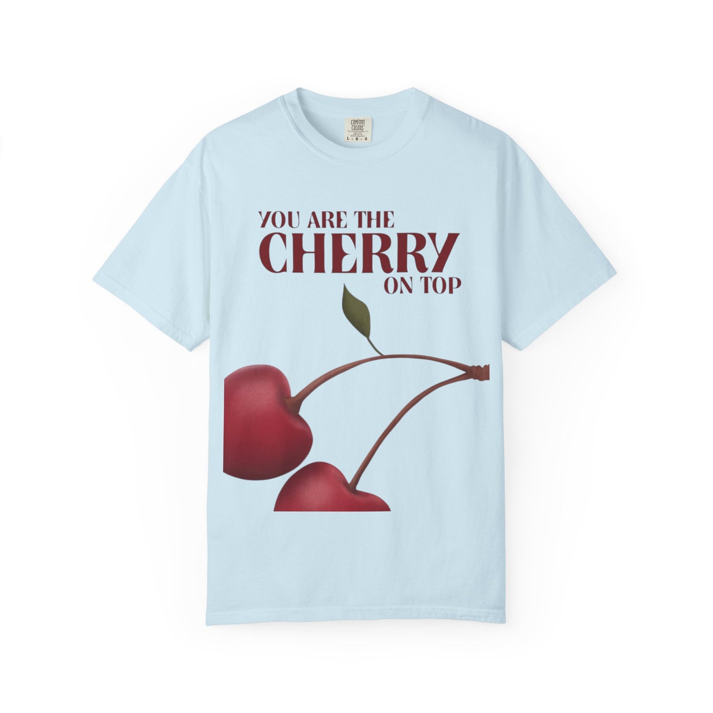 Cherry On Top Woman’s T-Shirt - Garment-Dyed Casual Wear