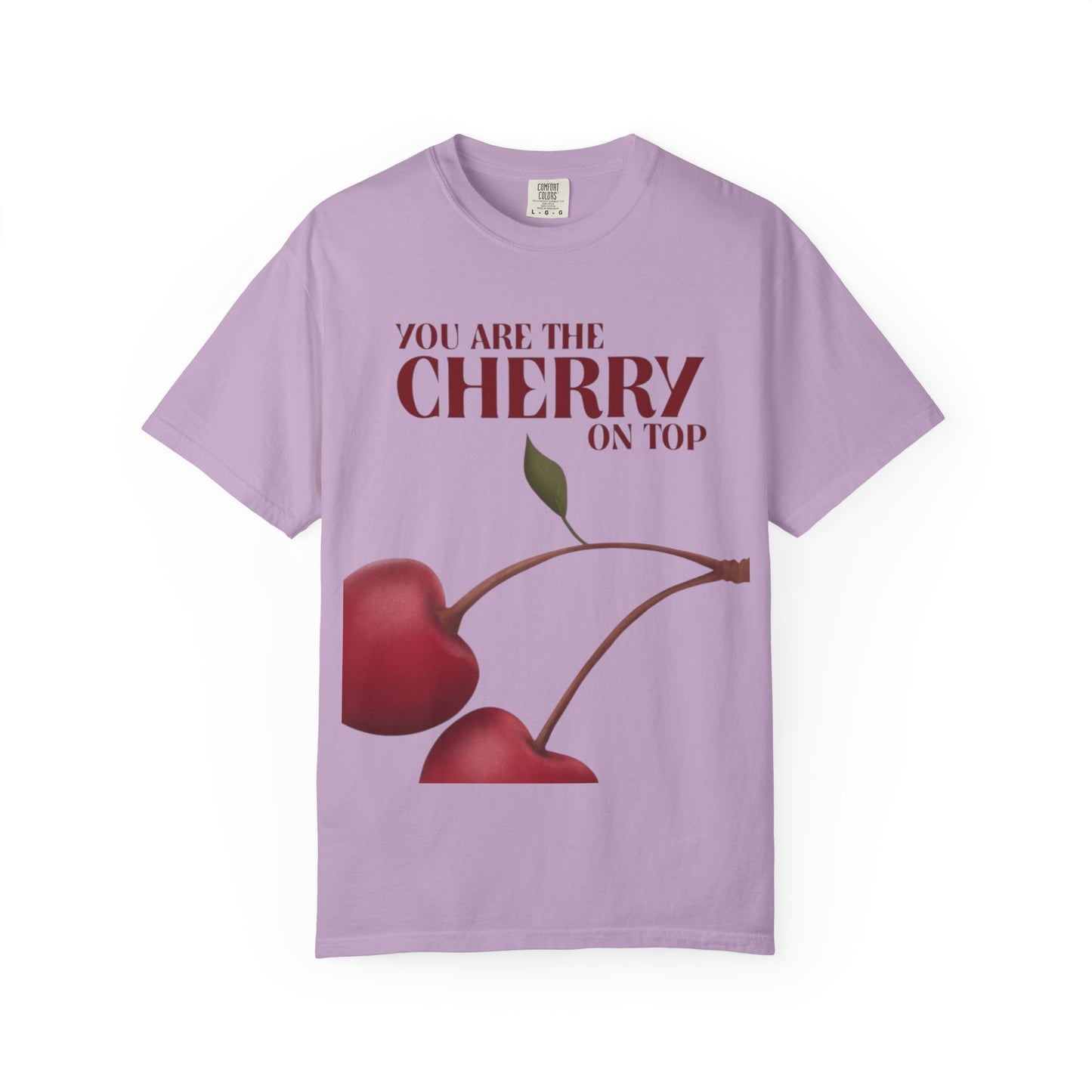 Cherry On Top Woman’s T-Shirt - Garment-Dyed Casual Wear
