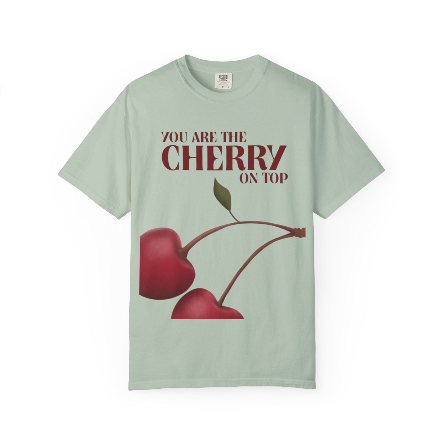 Cherry On Top Woman’s T-Shirt - Garment-Dyed Casual Wear